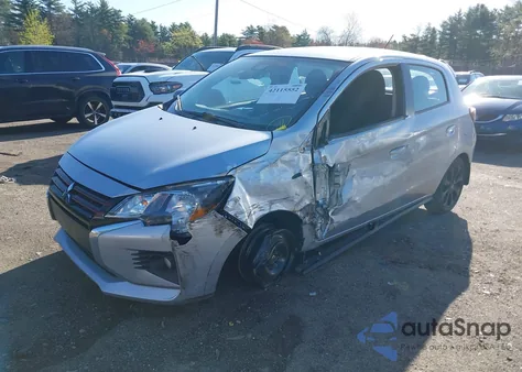 2022 Mitsubishi Mirage Black Edition z USA, uszkodzony, nr VIN ML32AWHJ1NH006102